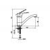 Mofém Junior Evo mosdó csaptelep 150 mm forgatható kifolyócsővel (150-0059-00)